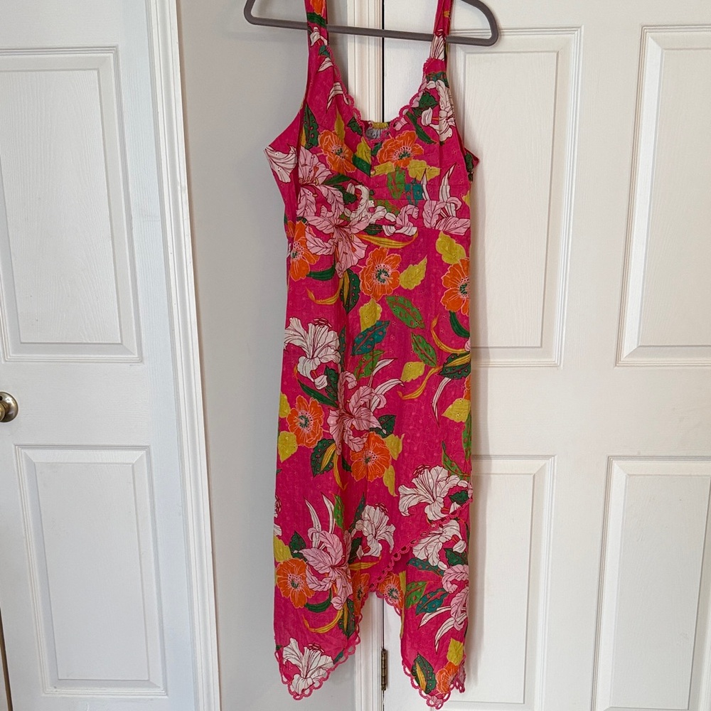 Susan Graver Pink Floral dress
